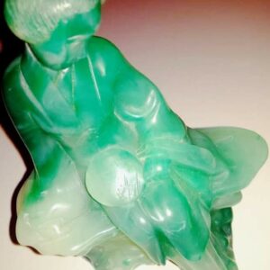 Rare Japanese Genuine Hand Carved Soapstone Made Statue